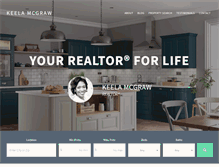 Tablet Screenshot of keelamcgraw.com
